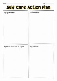 Image result for Developing a Self Care Plan Worksheet