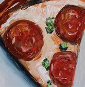 Image result for Pizza Art Painting