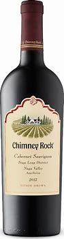 Image result for Chimney Rock Cabernet Sauvignon White Pebble