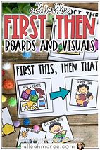 Image result for First Then Visual Schedule Printable