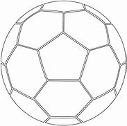 Image result for Soccer Ball Silhouette Pentegon Double Line