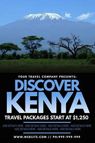 Image result for Kenya Landmarks Poster