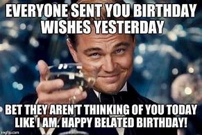 Image result for Leonardo DiCaprio Birthday Meme