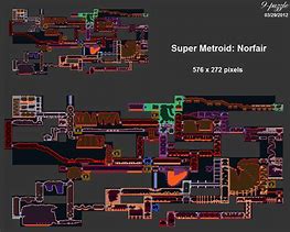 Image result for Super Metroid Detailed Map