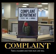 Image result for Complaint Office Meme