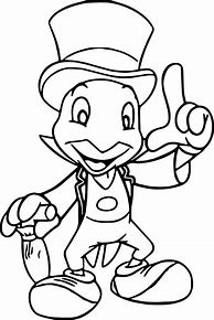 Image result for Disney Jiminy Cricket Coloring Pages