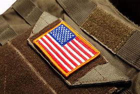 Image result for Tactical Black Vest with American Flag