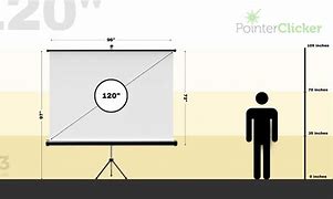 Image result for 120 Projector Screen Dimensions