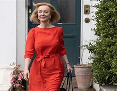 Image result for Liz Truss Walking Out of No 10