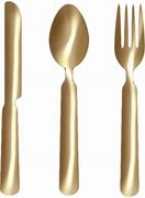Image result for Gold Cutlery for 60th Party