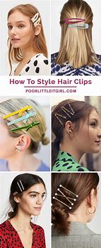 Image result for Hair Clip Hairstyle Ideas