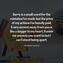 Image result for Apologize Love Quotes