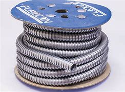 Image result for Flexible Conduit Wall Plate Metal