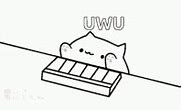 Image result for Uwu Cat Wallpaper