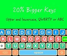 Image result for Make Letters Bigger On Keyboard iPhone