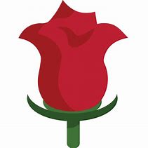 Image result for 1 Rose Emoji