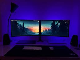 Image result for Dual Monitor Console