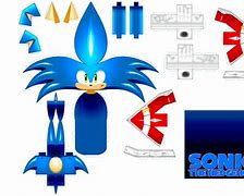 Image result for Easy Sonic Papercraft