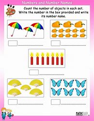 Image result for How Many Numbers Worksheet Grade 1