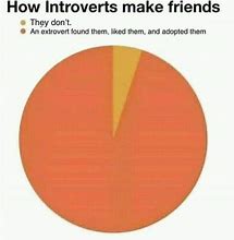 Image result for How Introverts Make Friends Meme