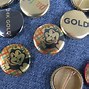 Image result for Gold Button with Designs