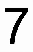 Image result for 7 with Line through It