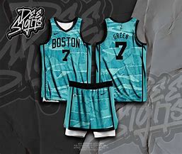 Image result for Boston Celtics Blue Jersey