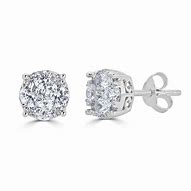 Image result for Sterling Silver Diamond Earrings