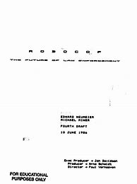 Image result for Movie Script Cover