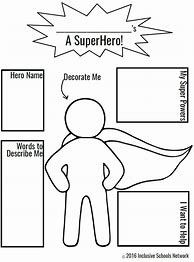 Image result for Super Heroes Worksheet