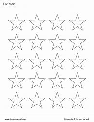 Image result for 1.5 Inch Star Template