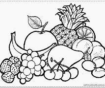 Image result for Fruit Basket Coloring Sheet