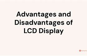 Image result for What Is a LCD