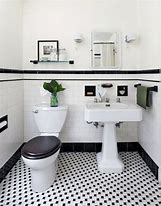 Image result for Vintage Style Black and White Floor Tile