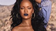 Image result for Rihanna Lips Black