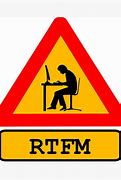 Image result for Rtfm Sign