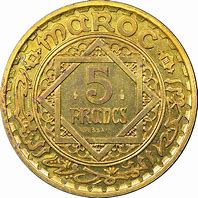 Image result for 5 Francs Morroco