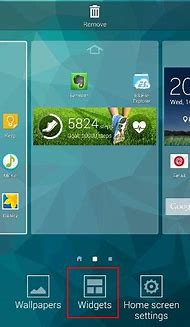 Image result for Samsung Galaxy S5 Widgets