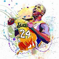 Image result for Kobe Bryant Abstract Art