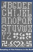 Image result for Filet Crochet Alphabet Patterns