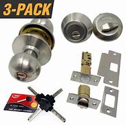 Image result for Combination Door Knob Lock