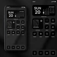 Image result for Home Screen Design Ideas Dark Mode iPhone 12 Mini Size Neon
