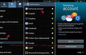Image result for Samsung Galaxy Account