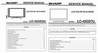 Image result for Sharp LCD TV Manuals