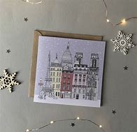 Image result for Paris Christmas Cards