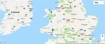 Image result for Waterfall Country Wales Map