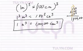 Image result for Meter to Cubic Centimeter