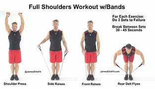 Image result for Resistance Band Shoulder and Back Exercises