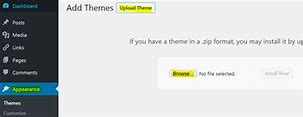 Image result for Manually Add Theme in WordPress