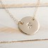 Image result for Gold Filled Necklace with Initial Discs